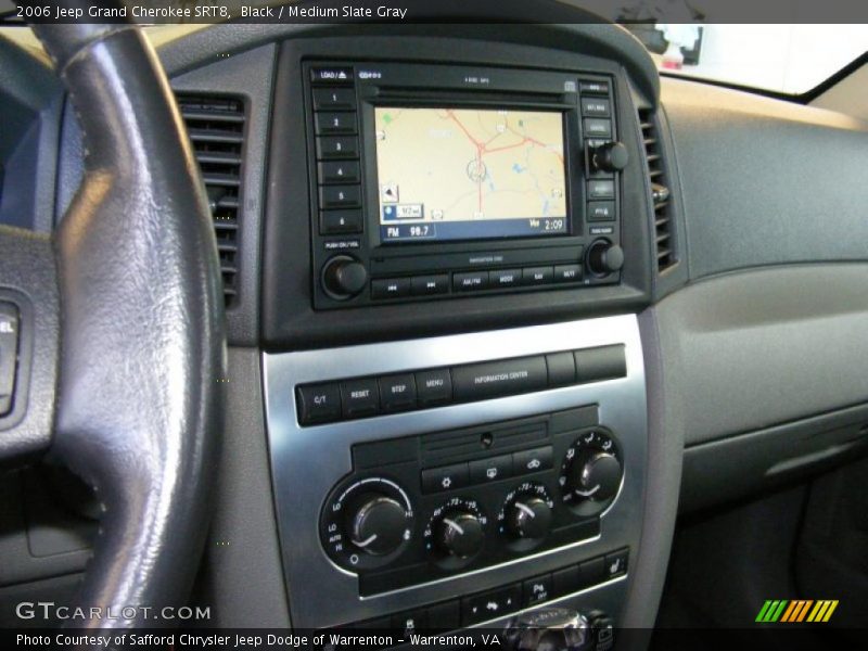 Black / Medium Slate Gray 2006 Jeep Grand Cherokee SRT8