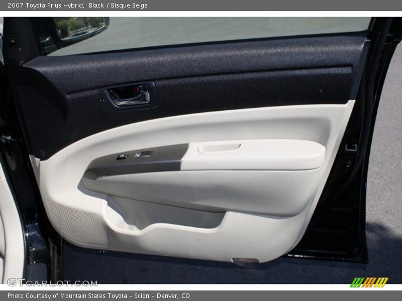 Black / Bisque Beige 2007 Toyota Prius Hybrid