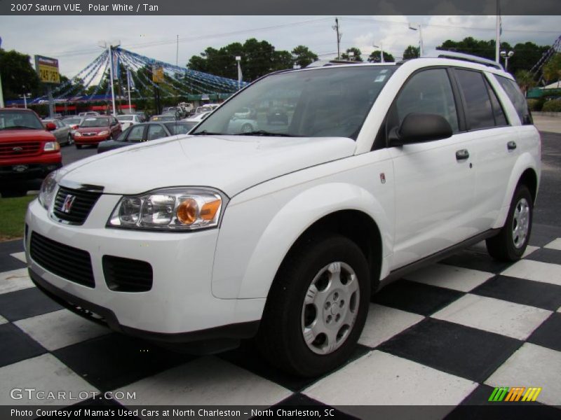 Polar White / Tan 2007 Saturn VUE
