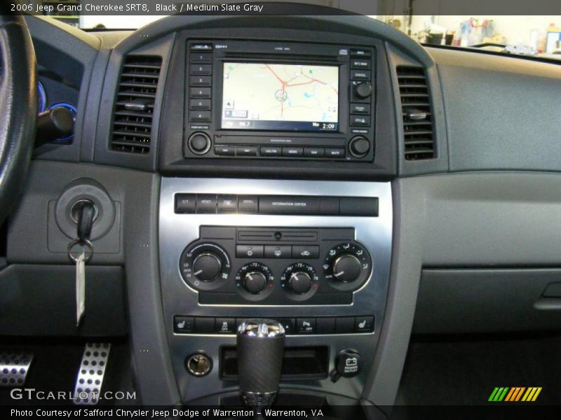 Black / Medium Slate Gray 2006 Jeep Grand Cherokee SRT8