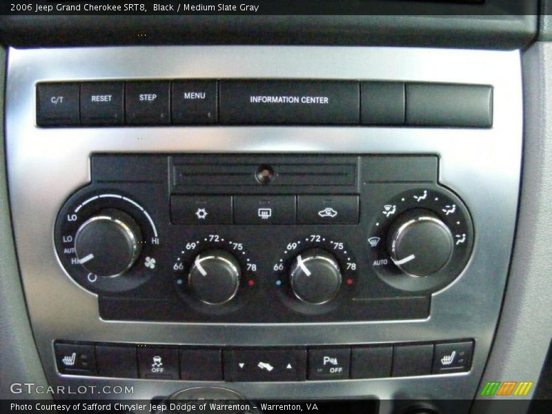 Black / Medium Slate Gray 2006 Jeep Grand Cherokee SRT8
