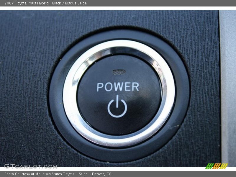 Black / Bisque Beige 2007 Toyota Prius Hybrid