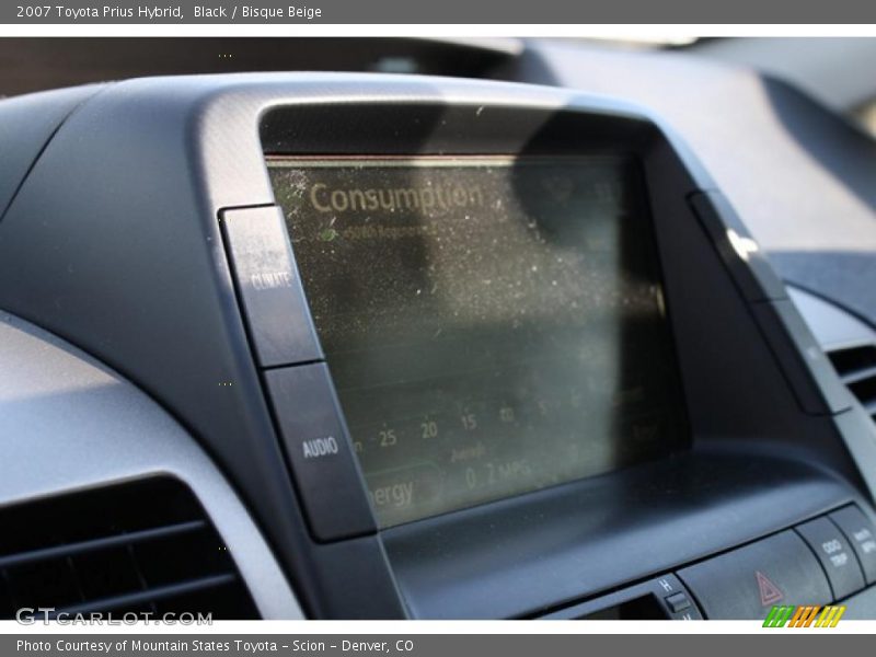 Black / Bisque Beige 2007 Toyota Prius Hybrid