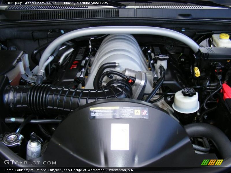 Black / Medium Slate Gray 2006 Jeep Grand Cherokee SRT8