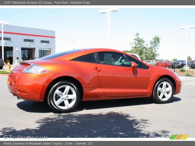 Pure Red / Medium Gray 2007 Mitsubishi Eclipse GS Coupe