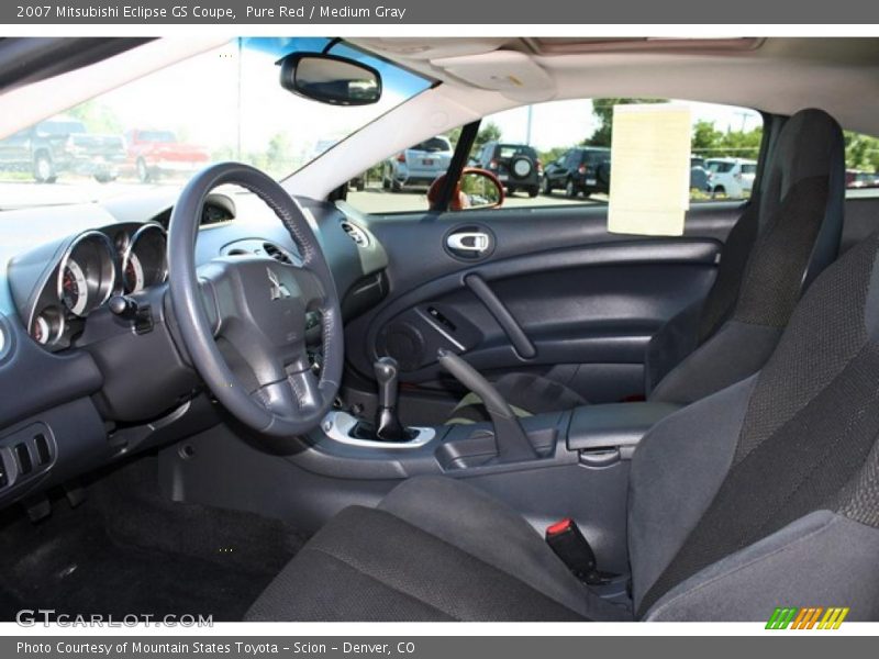 Pure Red / Medium Gray 2007 Mitsubishi Eclipse GS Coupe