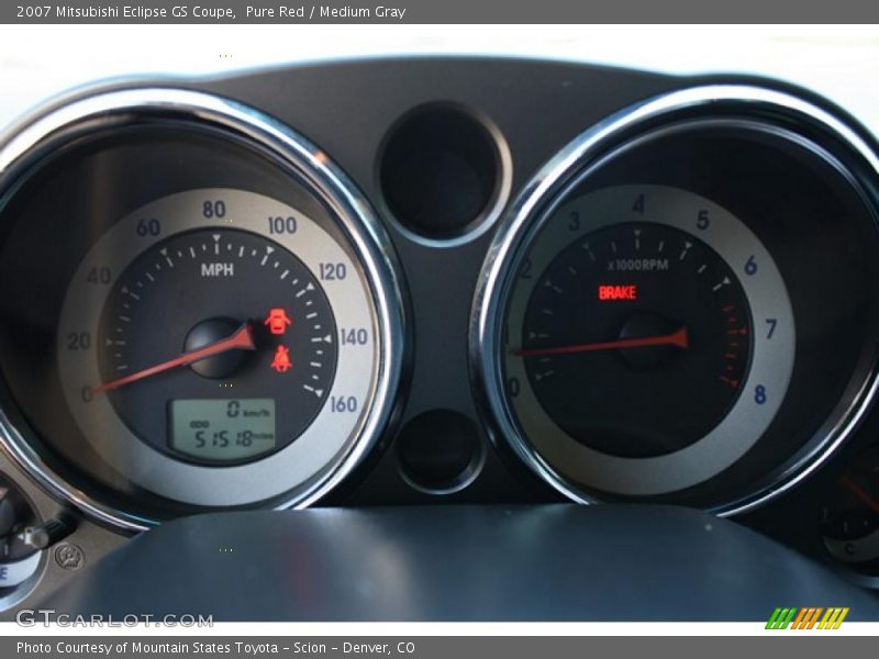 Pure Red / Medium Gray 2007 Mitsubishi Eclipse GS Coupe