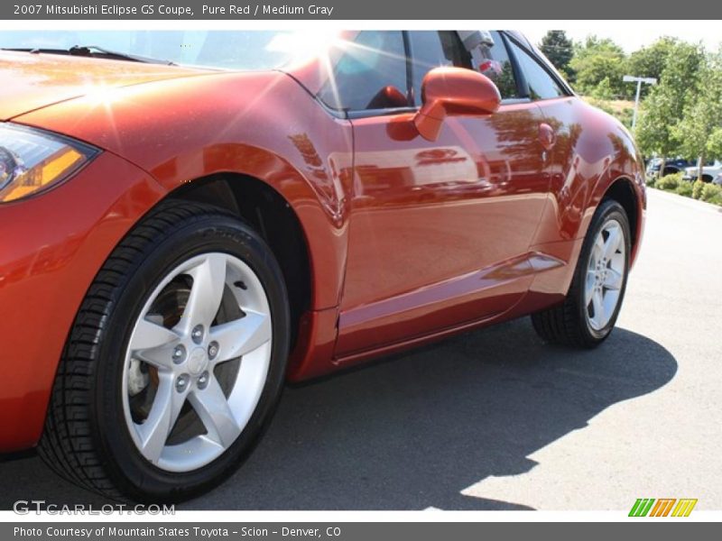 Pure Red / Medium Gray 2007 Mitsubishi Eclipse GS Coupe