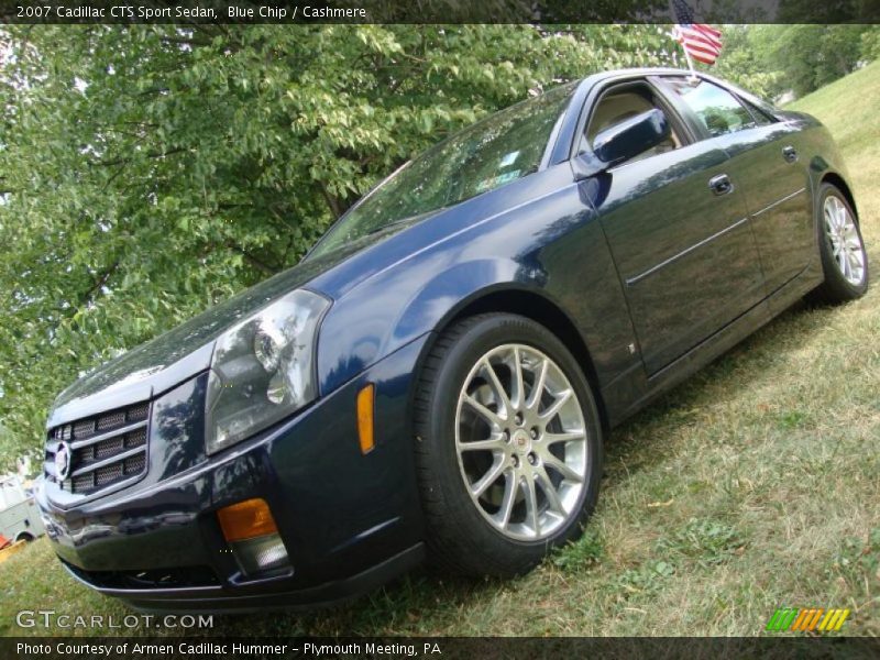 Blue Chip / Cashmere 2007 Cadillac CTS Sport Sedan