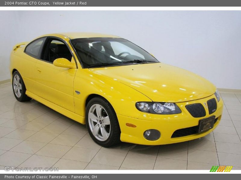 Yellow Jacket / Red 2004 Pontiac GTO Coupe