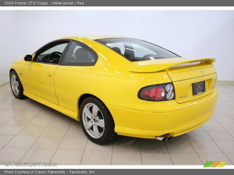 Yellow Jacket / Red 2004 Pontiac GTO Coupe