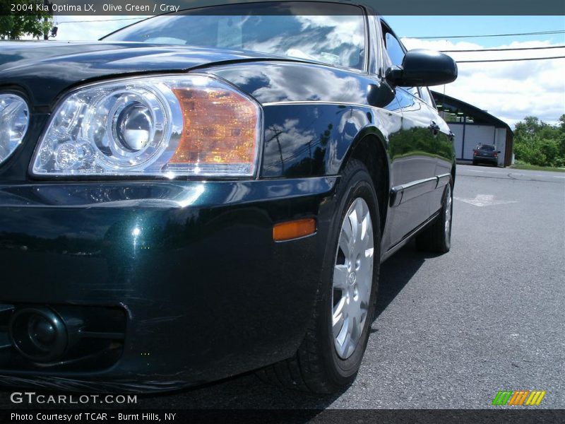 Olive Green / Gray 2004 Kia Optima LX
