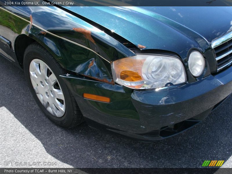 Olive Green / Gray 2004 Kia Optima LX