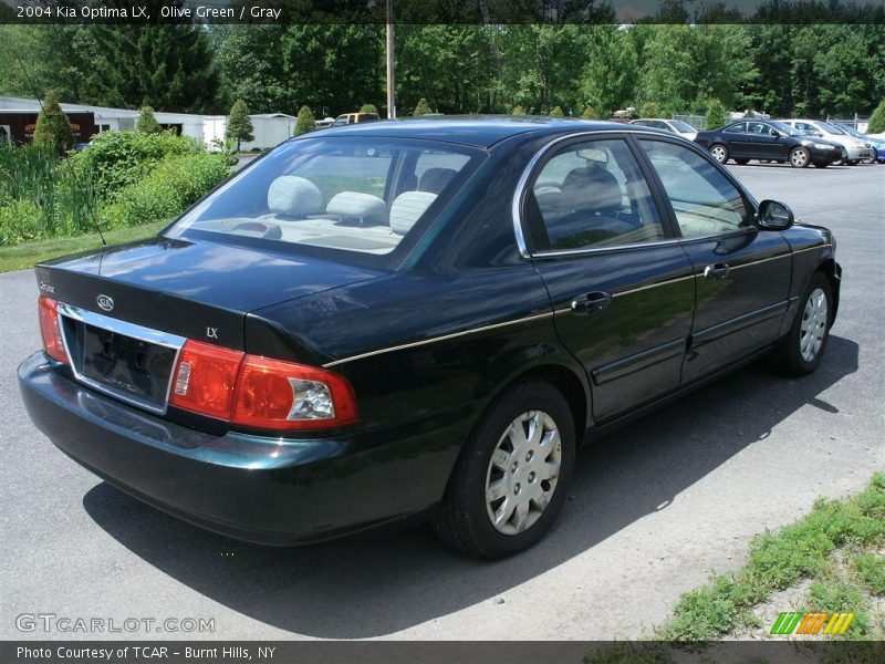 Olive Green / Gray 2004 Kia Optima LX