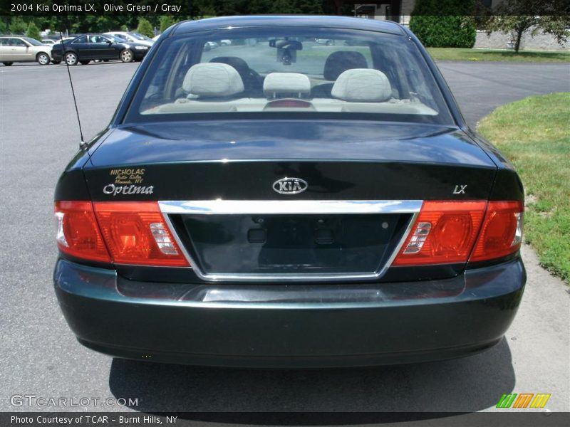 Olive Green / Gray 2004 Kia Optima LX