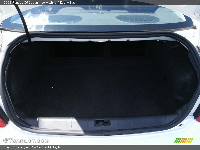 Ivory White / Ebony Black 2008 Pontiac G6 Sedan