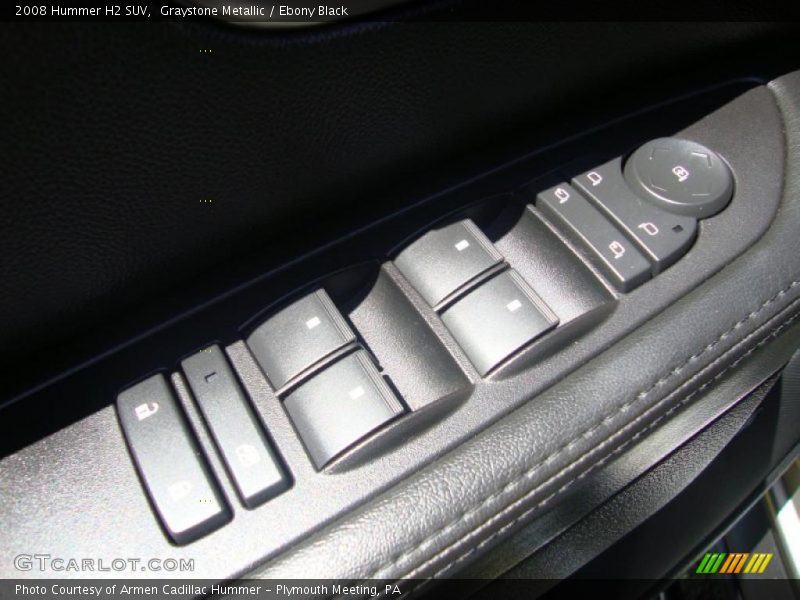 Graystone Metallic / Ebony Black 2008 Hummer H2 SUV