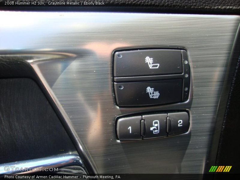 Graystone Metallic / Ebony Black 2008 Hummer H2 SUV
