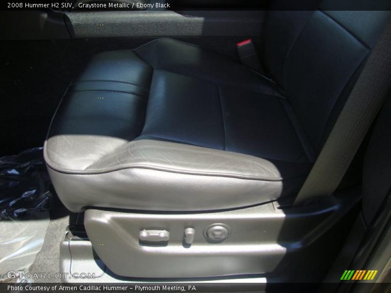Graystone Metallic / Ebony Black 2008 Hummer H2 SUV