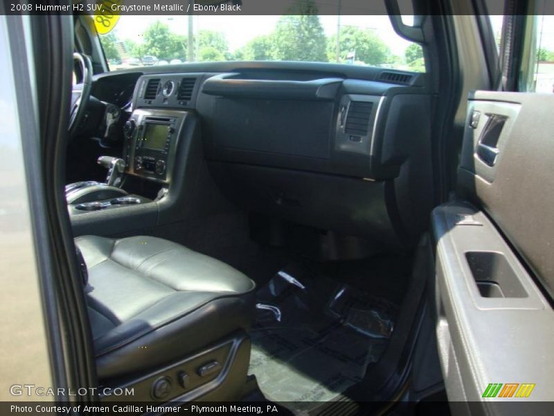 Graystone Metallic / Ebony Black 2008 Hummer H2 SUV