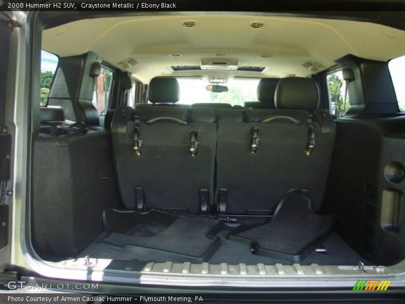 Graystone Metallic / Ebony Black 2008 Hummer H2 SUV