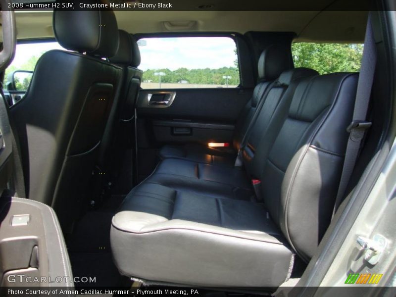 Graystone Metallic / Ebony Black 2008 Hummer H2 SUV