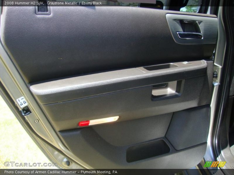 Graystone Metallic / Ebony Black 2008 Hummer H2 SUV