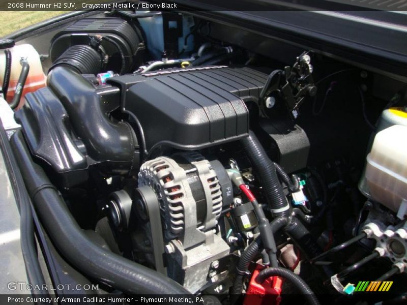 Graystone Metallic / Ebony Black 2008 Hummer H2 SUV