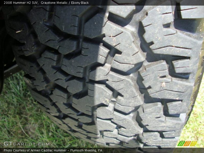 Graystone Metallic / Ebony Black 2008 Hummer H2 SUV