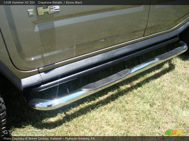 Graystone Metallic / Ebony Black 2008 Hummer H2 SUV