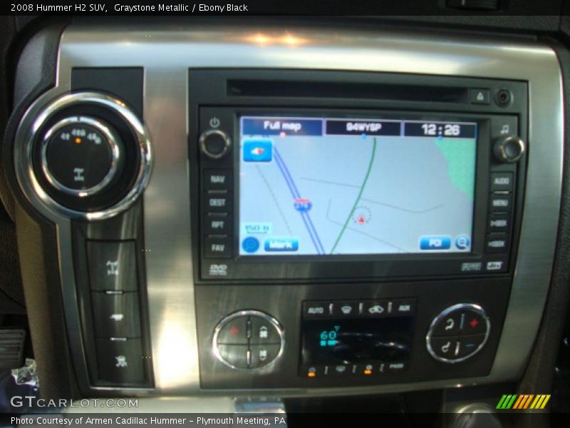 Graystone Metallic / Ebony Black 2008 Hummer H2 SUV