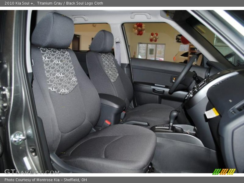 Titanium Gray / Black Soul Logo Cloth 2010 Kia Soul +