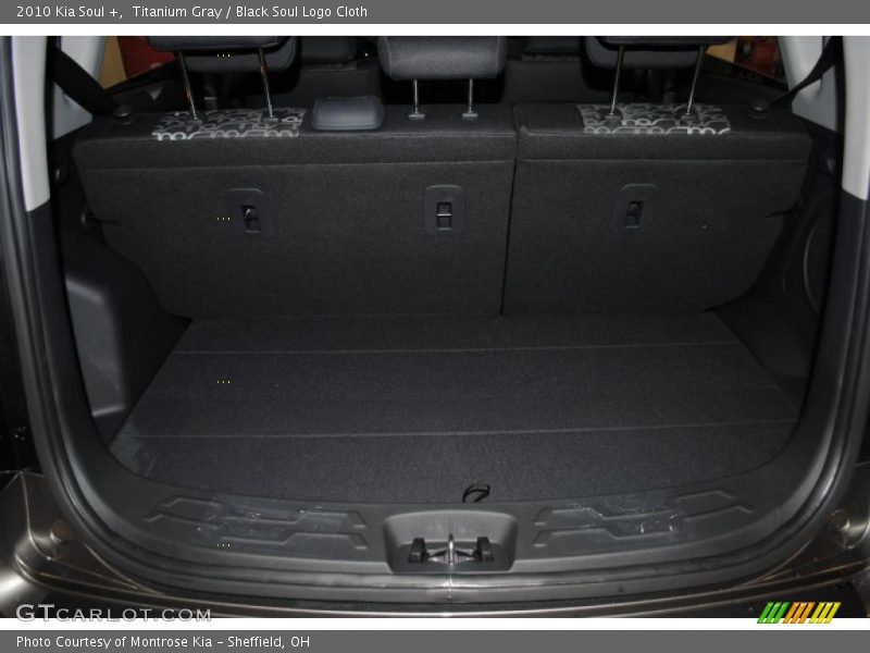 Titanium Gray / Black Soul Logo Cloth 2010 Kia Soul +