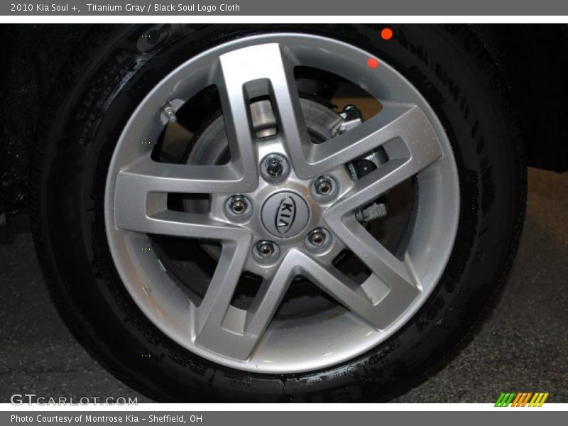 Titanium Gray / Black Soul Logo Cloth 2010 Kia Soul +