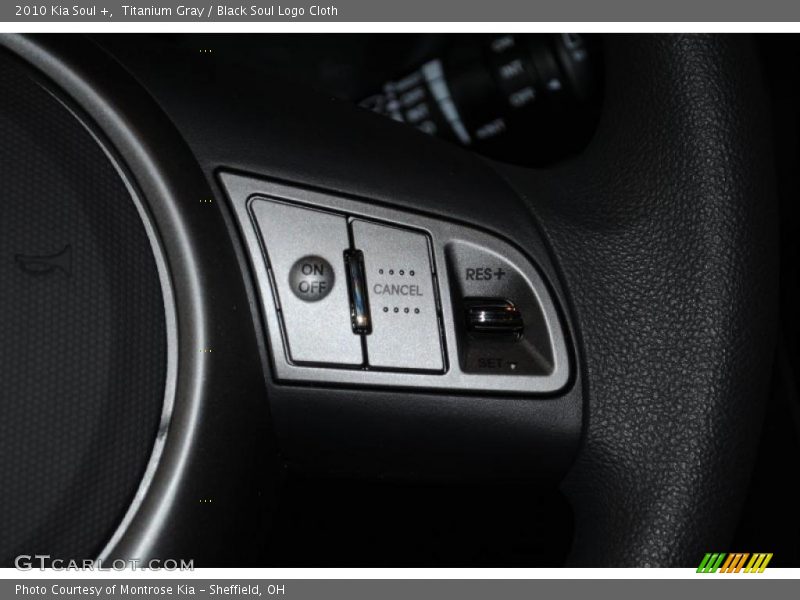 Titanium Gray / Black Soul Logo Cloth 2010 Kia Soul +