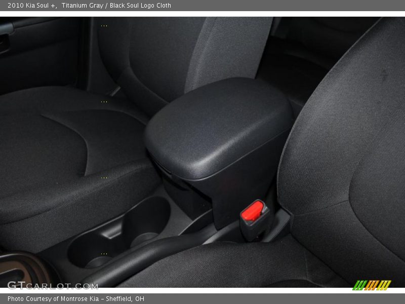 Titanium Gray / Black Soul Logo Cloth 2010 Kia Soul +