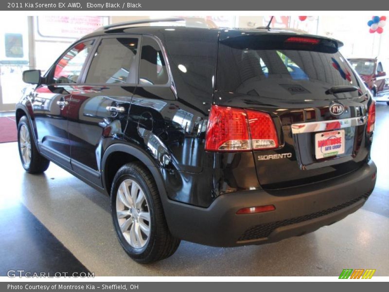 Ebony Black / Black 2011 Kia Sorento EX AWD