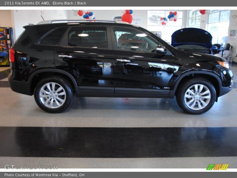 Ebony Black / Black 2011 Kia Sorento EX AWD