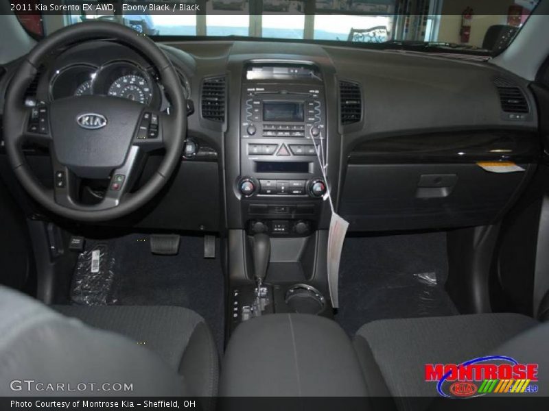Ebony Black / Black 2011 Kia Sorento EX AWD