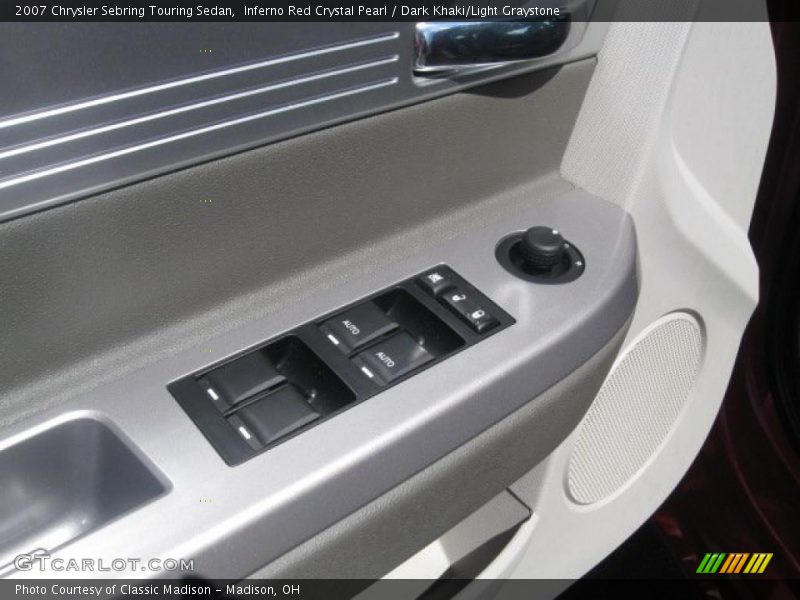 Inferno Red Crystal Pearl / Dark Khaki/Light Graystone 2007 Chrysler Sebring Touring Sedan
