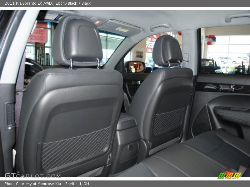 Ebony Black / Black 2011 Kia Sorento EX AWD