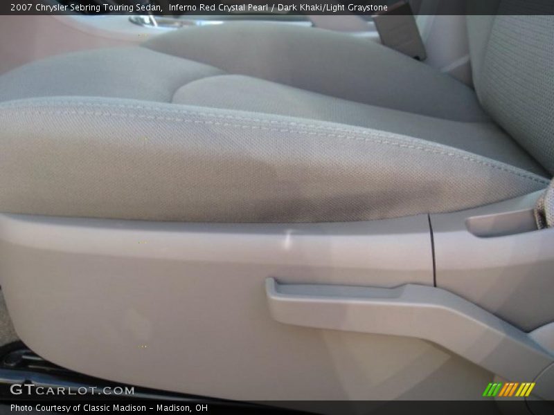 Inferno Red Crystal Pearl / Dark Khaki/Light Graystone 2007 Chrysler Sebring Touring Sedan