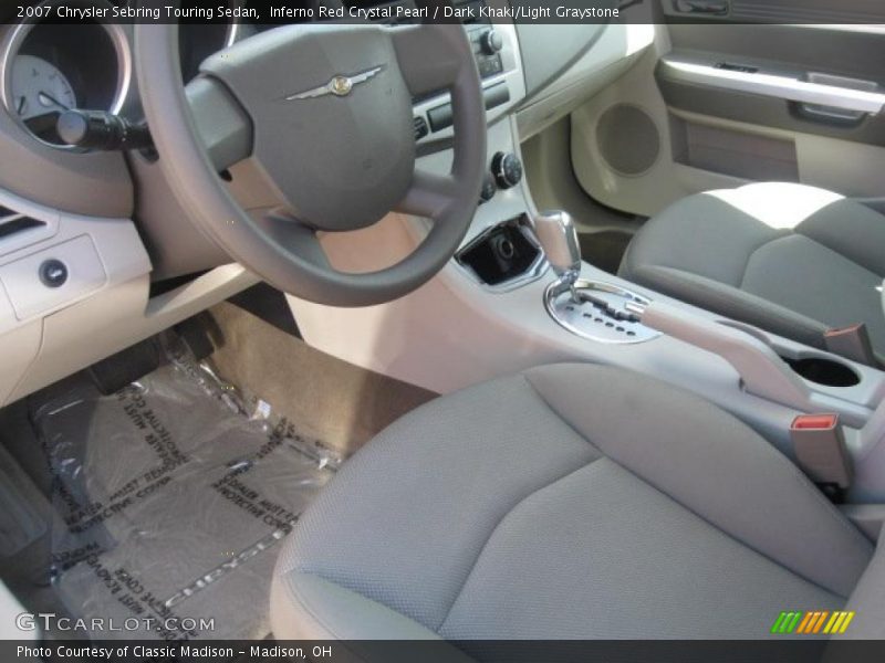 Inferno Red Crystal Pearl / Dark Khaki/Light Graystone 2007 Chrysler Sebring Touring Sedan