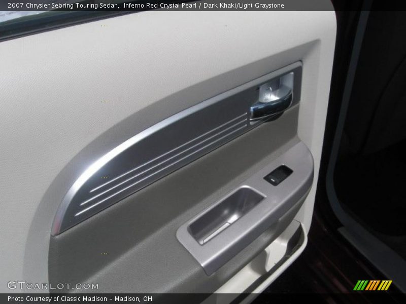 Inferno Red Crystal Pearl / Dark Khaki/Light Graystone 2007 Chrysler Sebring Touring Sedan