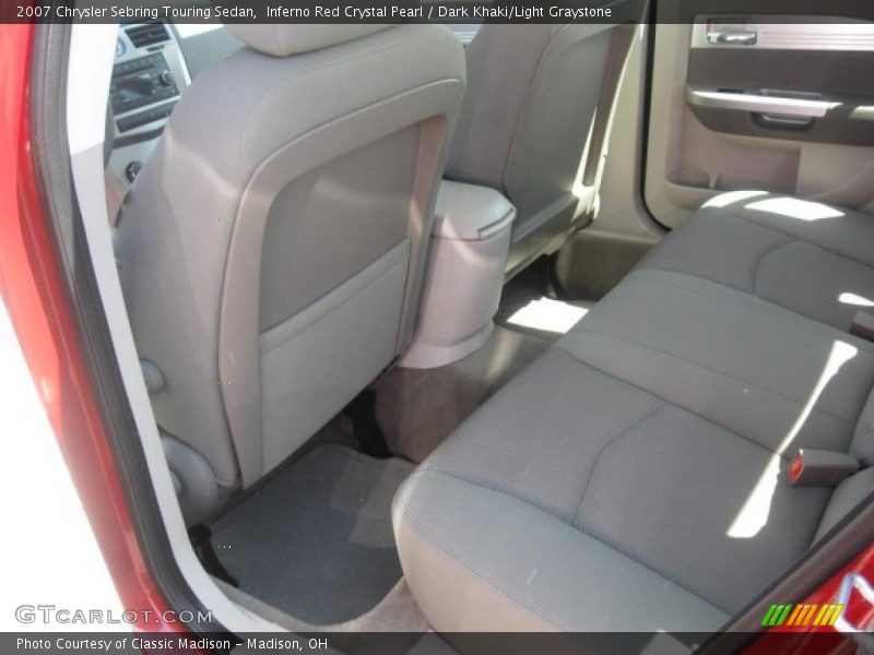 Inferno Red Crystal Pearl / Dark Khaki/Light Graystone 2007 Chrysler Sebring Touring Sedan