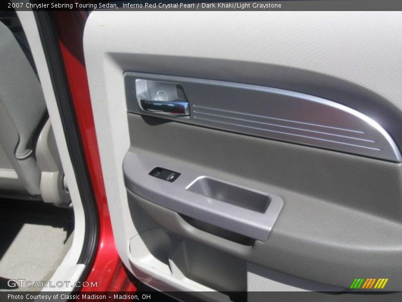 Inferno Red Crystal Pearl / Dark Khaki/Light Graystone 2007 Chrysler Sebring Touring Sedan