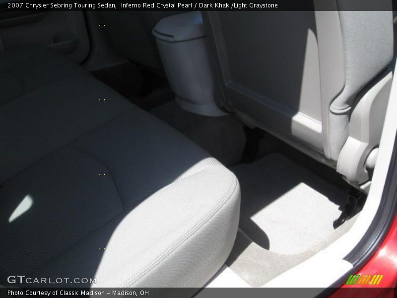 Inferno Red Crystal Pearl / Dark Khaki/Light Graystone 2007 Chrysler Sebring Touring Sedan