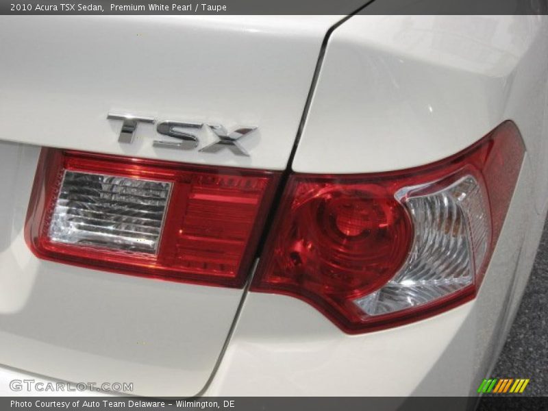 Premium White Pearl / Taupe 2010 Acura TSX Sedan