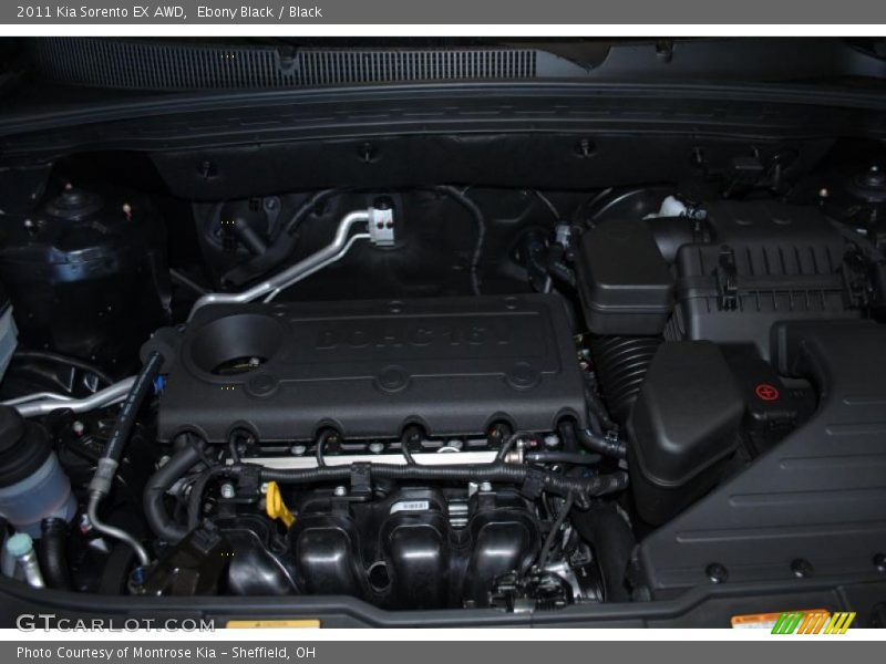Ebony Black / Black 2011 Kia Sorento EX AWD
