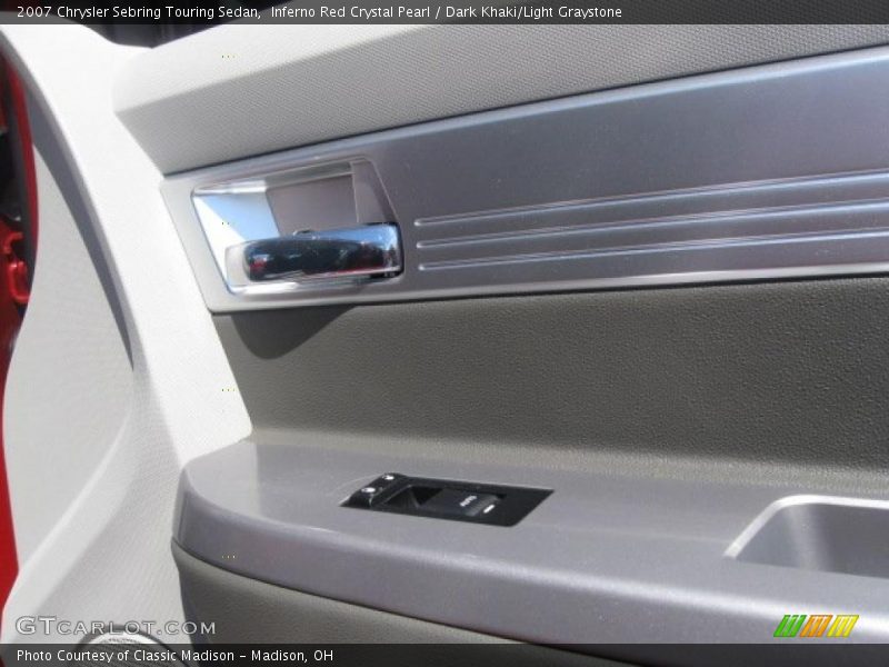 Inferno Red Crystal Pearl / Dark Khaki/Light Graystone 2007 Chrysler Sebring Touring Sedan